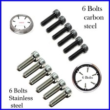6 Bolt Stainless Carbon Steel for Electrics Scooter Motor Wheel Hub Ring Cover