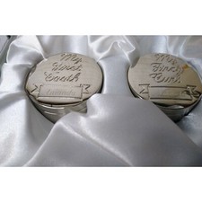 Things Remembered My First Tooth  First Curl Silver Keepsake Boxes "AMANDA"