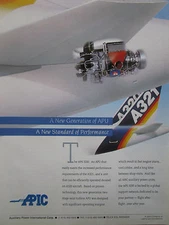 3/1993 PUB SUNDSTRAND LABINAL APIC APU APS 3200 AIRBUS A320 A321 ORIGINAL AD