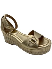 Vince Camuto Adjustable Wedge Sandals Meterry Egyptian Gold
