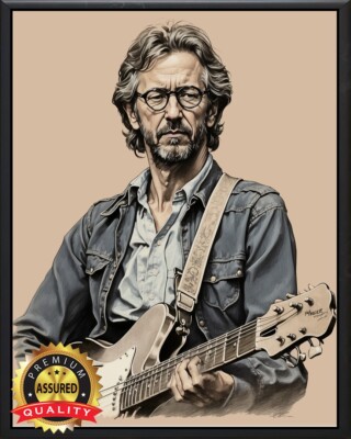 Eric Clapton - Art To Be Signed By Artist - Metal Sign 11 x 14 | eBay