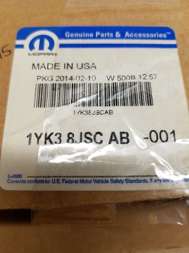 14-22 Dodge Jeep Grand Cherokee rear liftgate Hatch Door Handle OEM 1YK38JSCAB - Picture 10 of 10