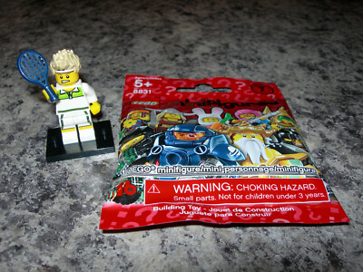 SEALED LEGO Series minifigure TENNIS ACE 8831 Masters John