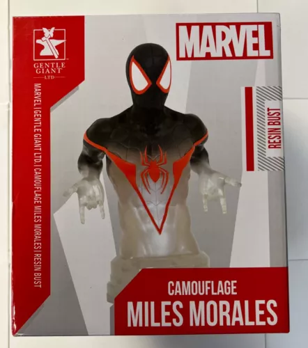 Marvel ~ Camuflaje Miles Morales ~ Busto de resina 1:6 ~ Gigante suave ~ SDCC 2021