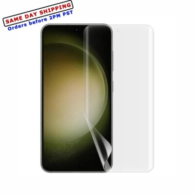Clear Soft Hydrogel Screen Protector Flim for Samsung Galaxy S23+ SM-S916U Phone