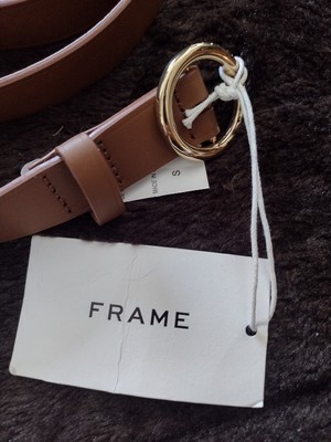 Frame Waist Belt in Natural 100% Genuine Cow Leather Accessories | Frame Waist Belt In Natural 10 Genuine Cow  main image 4