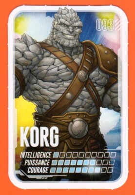 MARVEL Leclerc Karte 2022 Pars en Mission #093 - 93 Korg