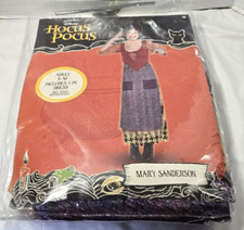 Disney Hocus Pocus Mary Sanderson Costume Adult S/M up to size 8  NEW 582