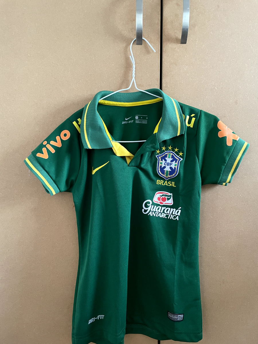 GUARANI F. CLUBE D'ELLERBA シャツBrazil Green Authentic Guarana Football Shirt Small Excellent Condition