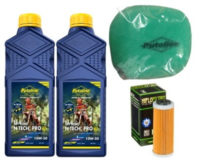 KTM EXC-F 250 Putoline Service Kit 10w50 + Öl- & Luftfilter 2017 - 2023