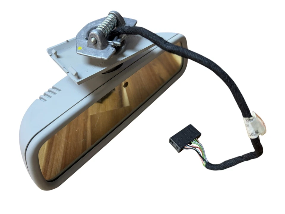 Espejo retrovisor interior Audi S8 A8 Quattro 2008 2009 con atenuación automática gris OEM Foto 3 de 4