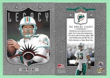 1997 Leaf Legacy Football Dan Marino #183 Miami Dolphins👍