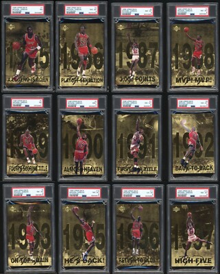 1998 UPPER DECK GATORADE MICHAEL JORDAN 1-12 COMPLETE SET