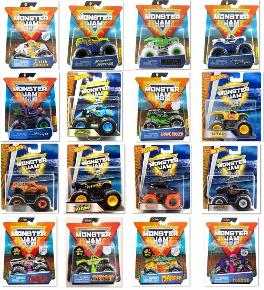 LIEFERUNG 2-3 Werktags MONSTER JAM TRUCKS Auto Fahrzeuge Cars Hot Wheels DieCast