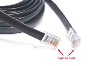 5m 8pin Front Panel Separate Extending Cable for Kenwood TM-D710A ICOM IC-7100