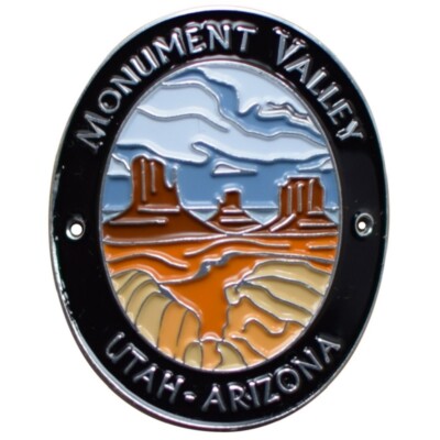 Monument Valley Walking Stick Medallion - Utah Arizona Navajo Hiking Badge