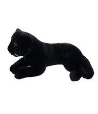 Black Panther Realistic Stunning Eyes Plush Cat Big Stuffed Animal 16  Long