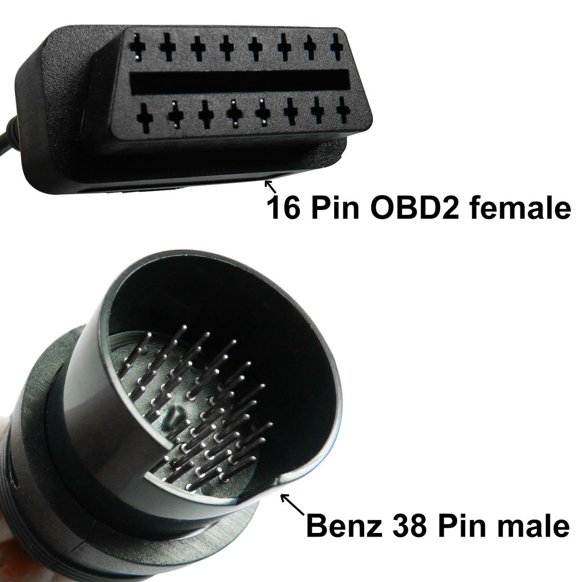 Câble Adaptateur 38 Broches Vers 16 Broches OBD2 Câble De Diagnostic