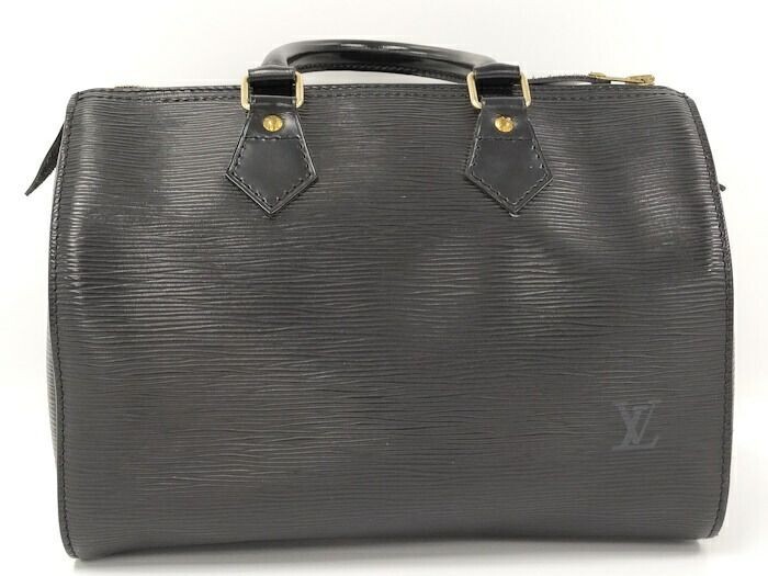 LOUIS VUITTON Speedy 25 M59032 Noir (gold hardware) Epi SP0926
