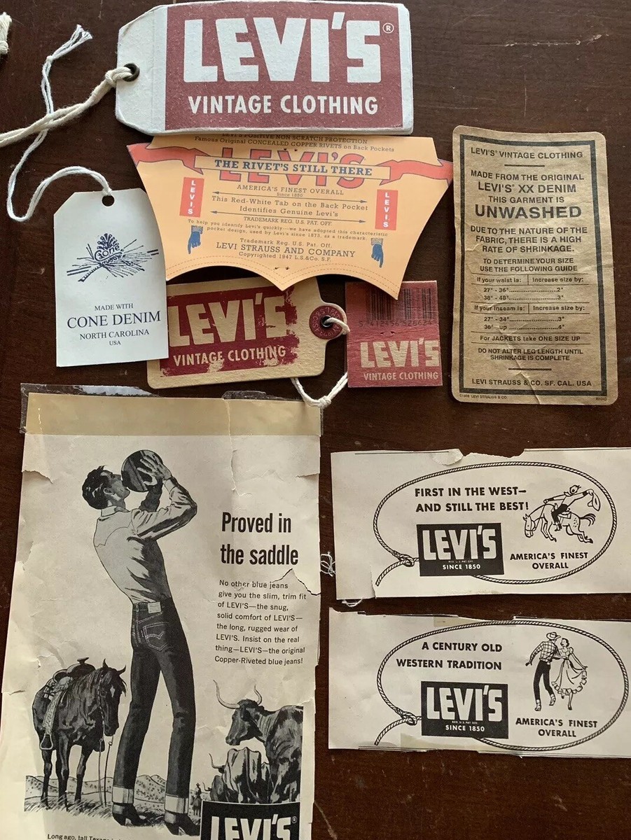 Vintage Levi's Jeans Clothing Magazine Ads & Ephemera Lot | eBay