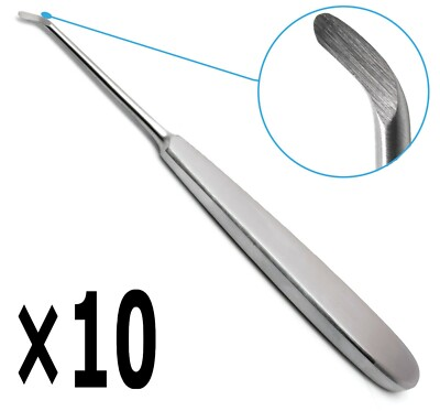 #ad 10 Pcs Dental Surgical Warwick James Left Root Elevators Extraction Instruments $38.99