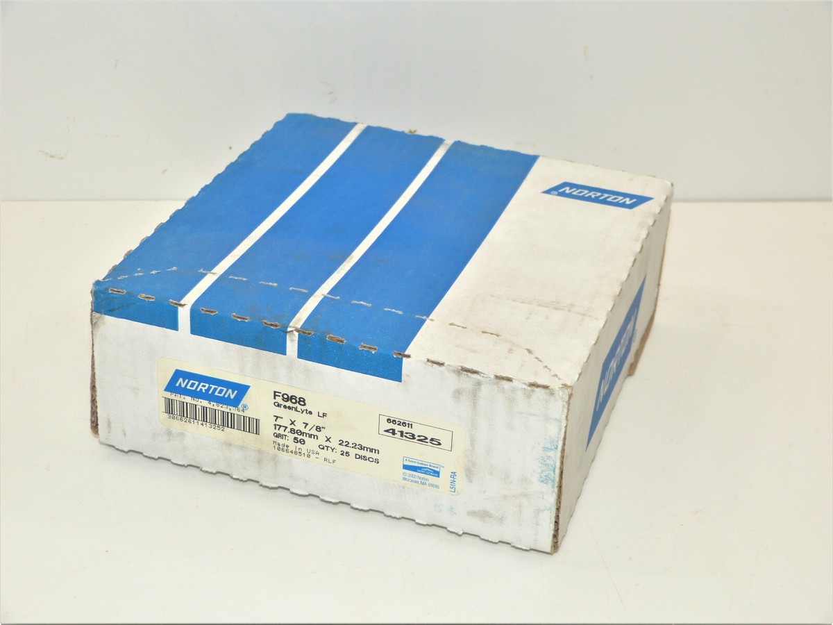 Norton F968 NorZon Blue Fire Discs, 7 Norton F968 NorZon Blue Fire Discs, 7
