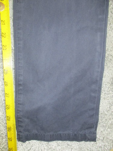Trenery Chinos/Pants/Trousers 32x33 Navy Blue Cotton Modern - Picture 10 of 12