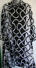 Step In Style Cotton Button Down Asymmetrical Long Sleeve Dress sz.M NWT