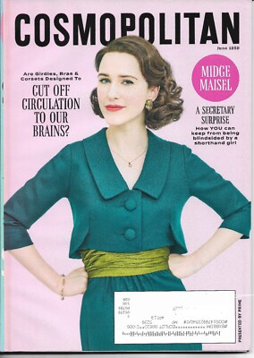 COSMOPOLITAN MAGAZINE 06/2018 JUNE/18 MIDGE MAISEL - RACHEL BROSNAHAN
