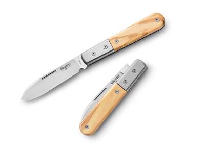 LionSteel Roundhead Barlow Olive Wood Taschenmesser Slipjoint M390   01LS236