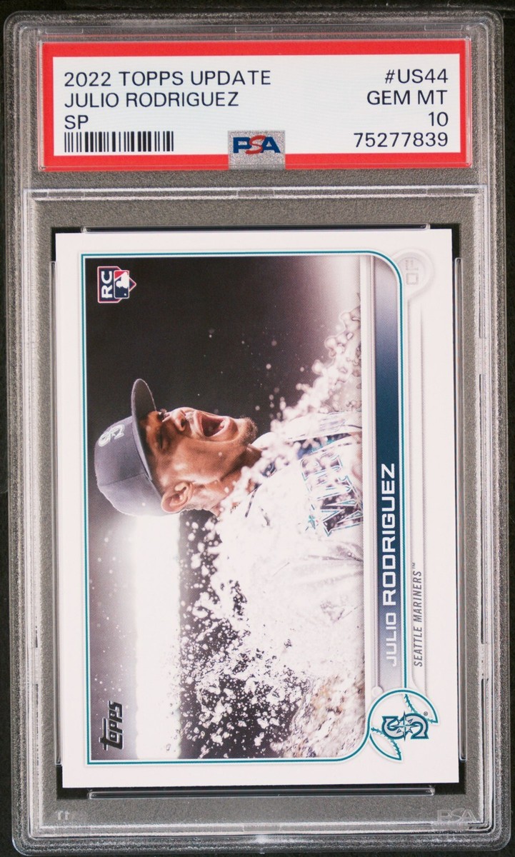 Julio Rodriguez 2022 Topps Update Variation SP Rookie Card Julio Rodriguez 2022 Topps Update Variation SP Rookie Card
