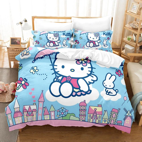 Hello Kitty Series Duvet/Quilt/Doona Cover Single/Double/Queen/King Bedding Set - Bild 15 von 43