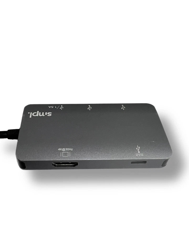 Smpl. 5 In 1 USB-C Hub, Thunderblot 3 Hub zu 4K HDMI-Adapter, 3x USB 3.0 - Bild 2 von 2