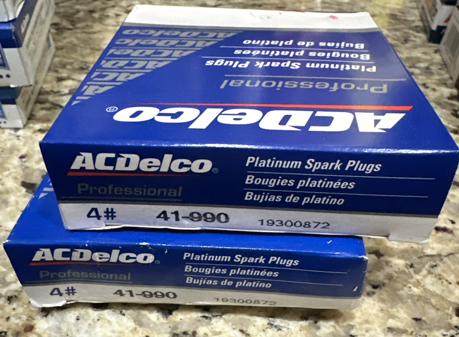 Genuine GM ACDelco Platinum Spark Plugs 41-990 Set Of 8 NOS