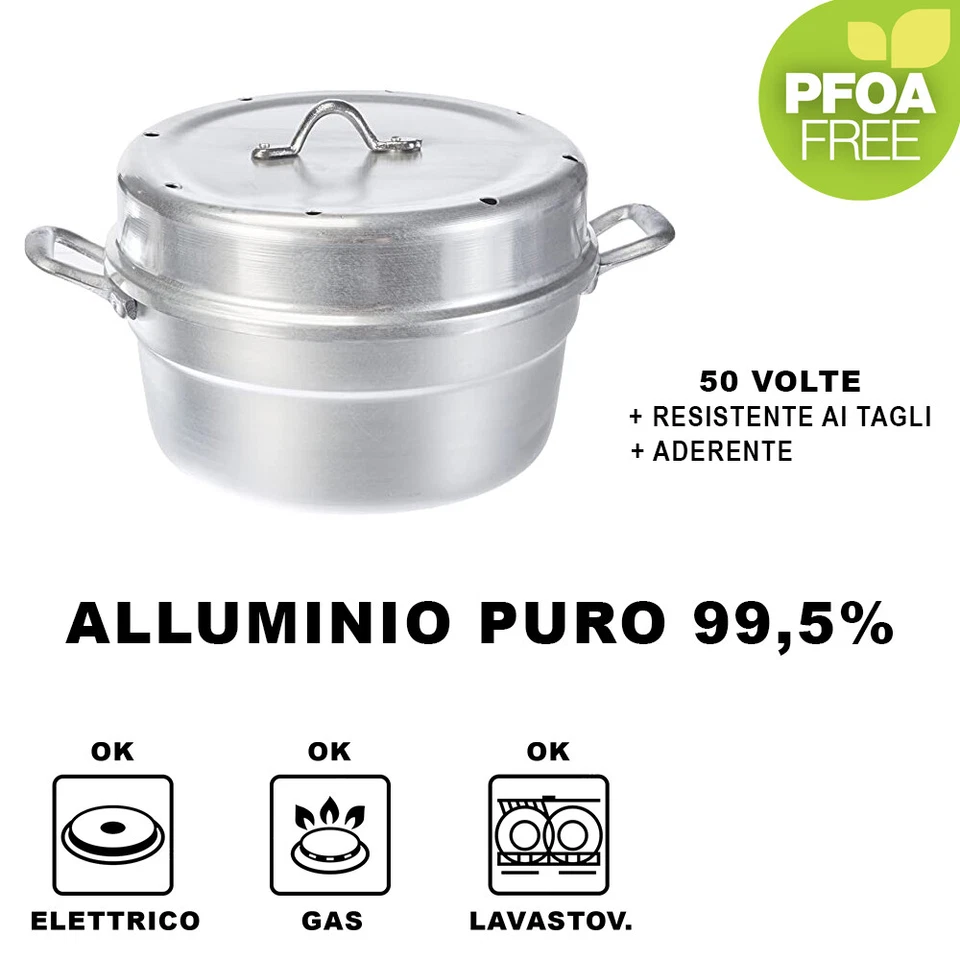 Pentola Fornetto Versilia per Fornello Stampo Tortiera Rustico Ciambella Forno - Immagine 2 di 4