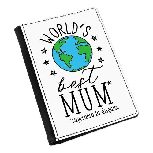 World's Best Mum Funda de Pasaporte Funda Cartera - Divertido de la Madre Día - Picture 1 of 1