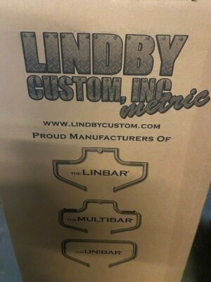 830-5046 ENGINE GUARD HD MULTIBAR BAR FLD 11-UP BLK LINDBY BL1314 (NEW)