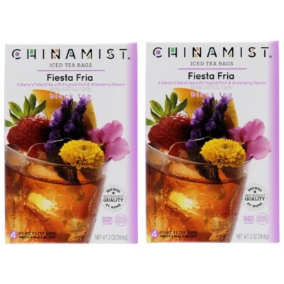 China Mist - Fiesta Fria Black Tea Infusion, 1/2 oz Filter Bags (2 PACK)