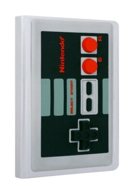 Retro Nintendo Game Controller Hardcover A5 Writing Journal Notebook Licensed