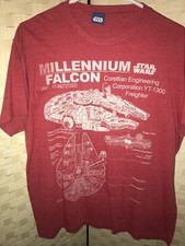 Vintage Star Wars Millennium Falcon T Shirt