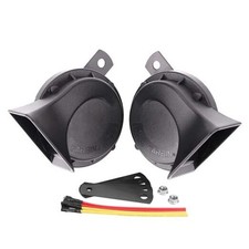 Snail Electric Horn Universal Fit for Car, 12V Train Horn for Motorcycle, Black