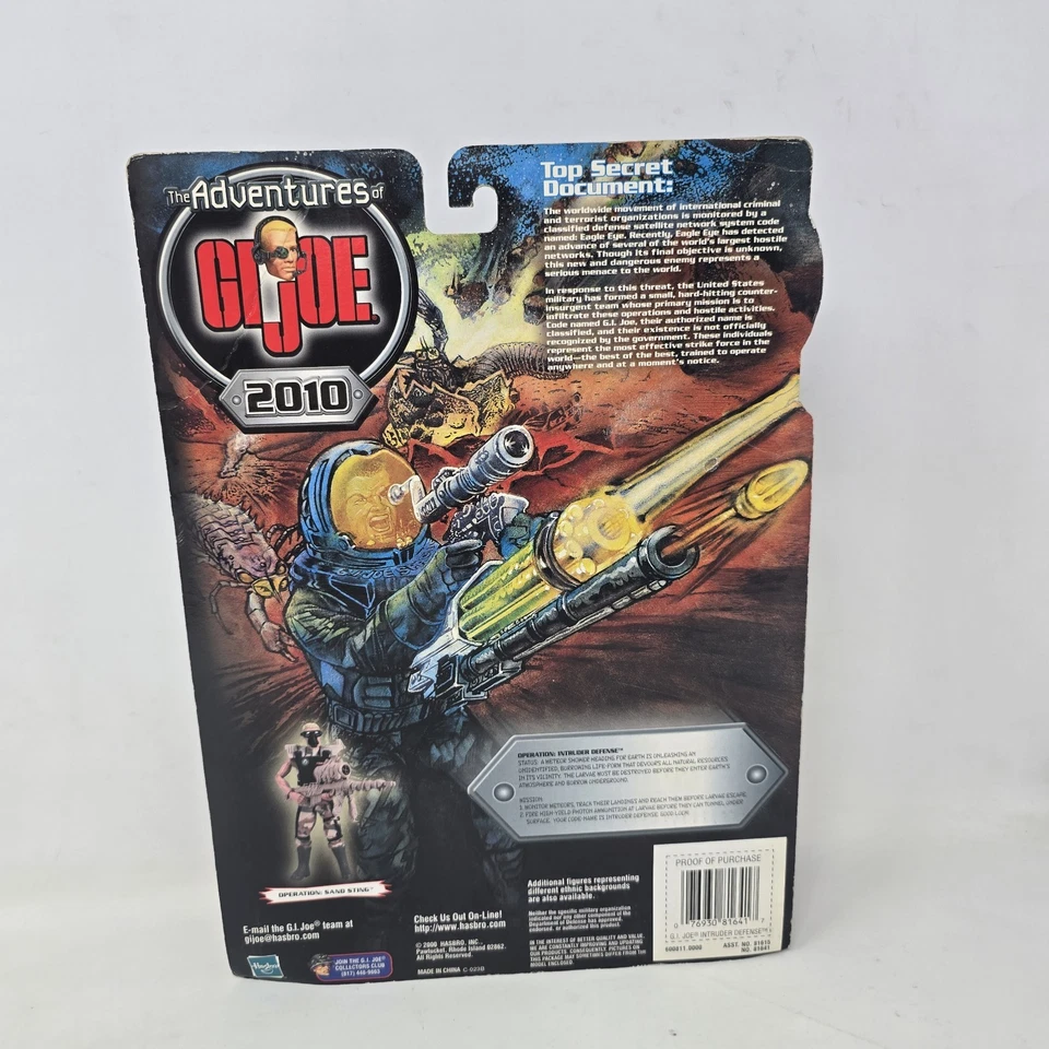 The Adventures Of G.I. Boneco de ação Joe Operation Intruder Defense Hasbro 2000 - Imagem 4 de 4