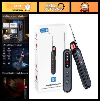 6-in-1 Anti-Spy Hidden Camera & GPS Bug Detector, RF Signal Scanner, Rechargeabl
