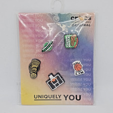 New Original Jibbitz Crocs Charm: Basketball Gamer 5 Pack