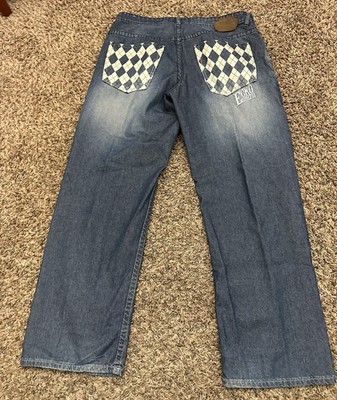 Vintage Y2K Ecko Jeans Baggy Hip Hop Grunge Skate Mens Size 38x32