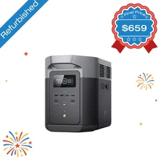 EcoFlow DELTA 2 Max 2048Wh Portable Power Station  LFP, Certified Refurbished