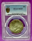 1967 50c Kennedy Half Dollar 40% Silver PCGS MS65 (670)