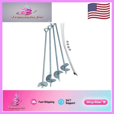 Innovative 4-Piece 30-Inch Earth Auger Kit - Secure Your Shelters Confidently