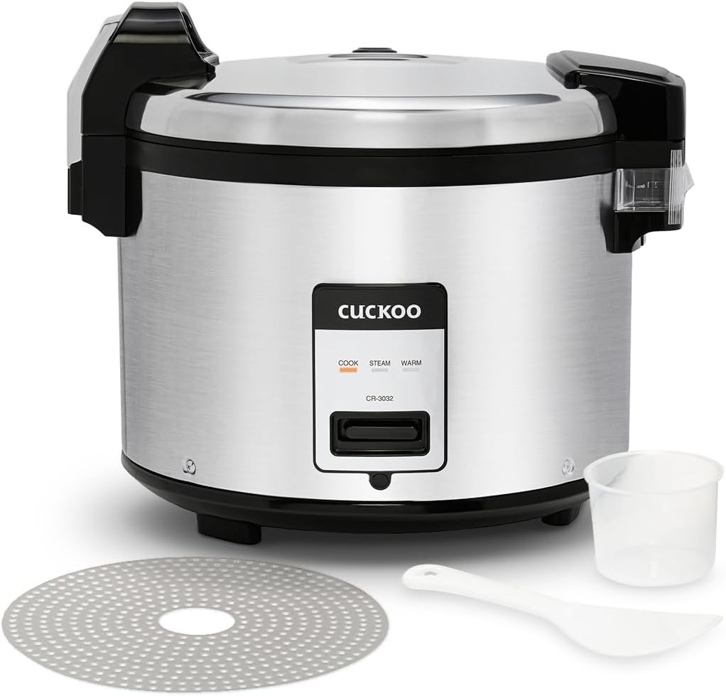 Extra Large 30-Cup Uncooked 60-Cup Cooked Rice Cooker and Warmer, Commercial