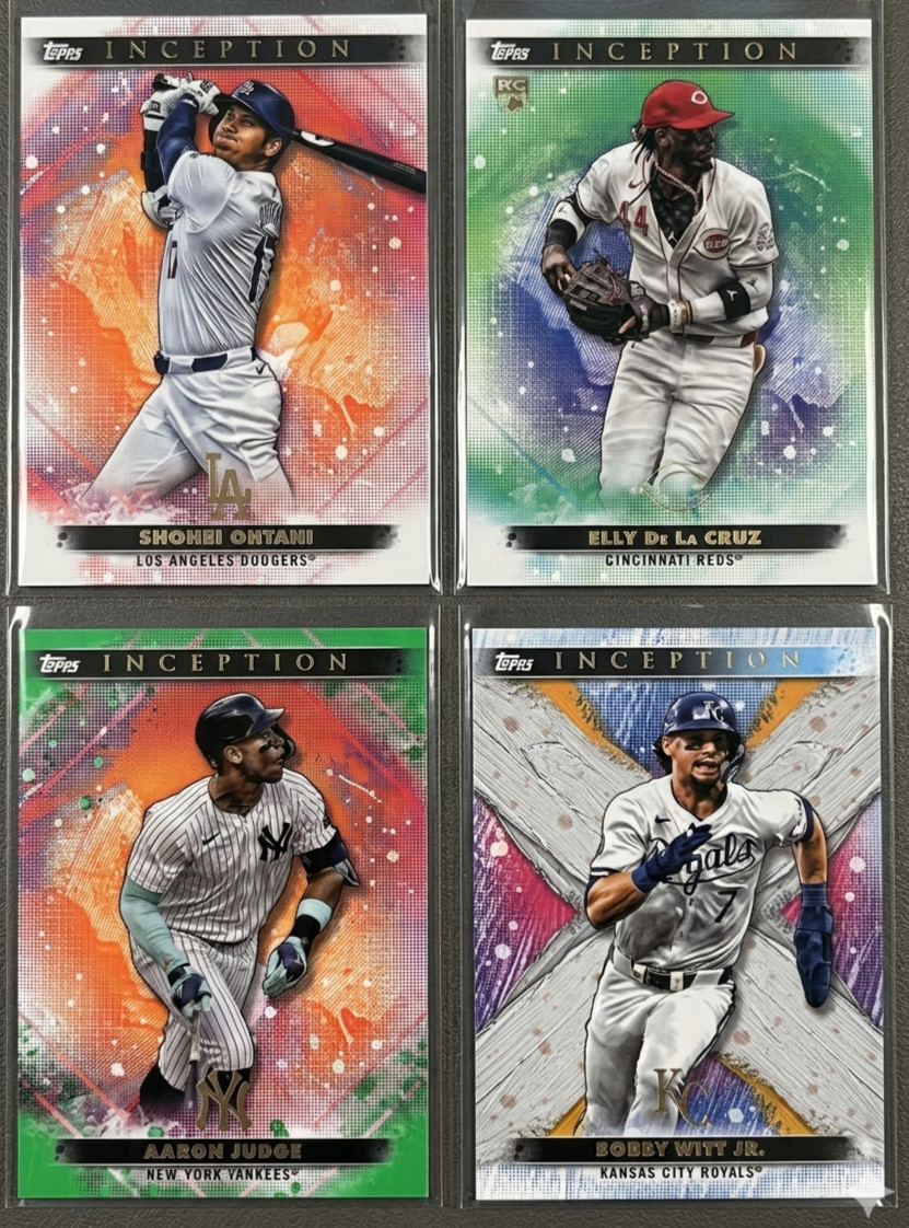 2024 Topps Inception Baseball +SPs - Pick Cards Complete Your Set $8 Max Shippin